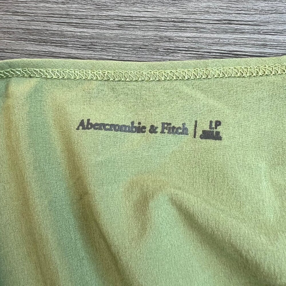 Abercrombie & Fitch Traveler Romper in Light Green Athleisure Size L Petite - Picture 5 of 6